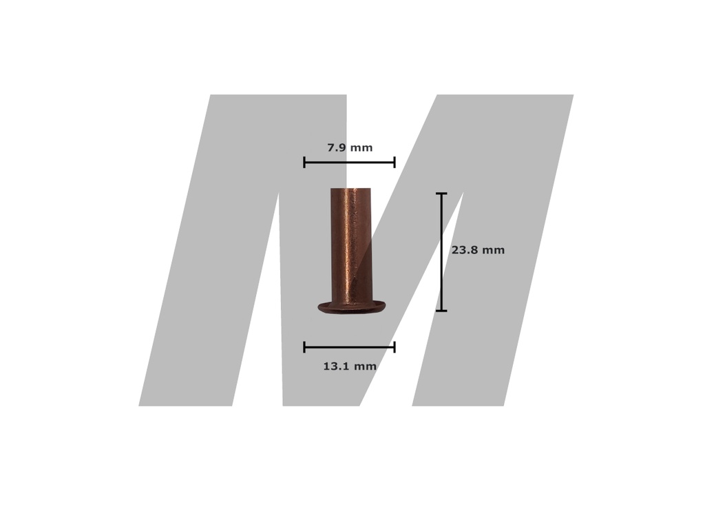 REMACHE BALATA 20-22 TUBULAR COBRE (MIL)